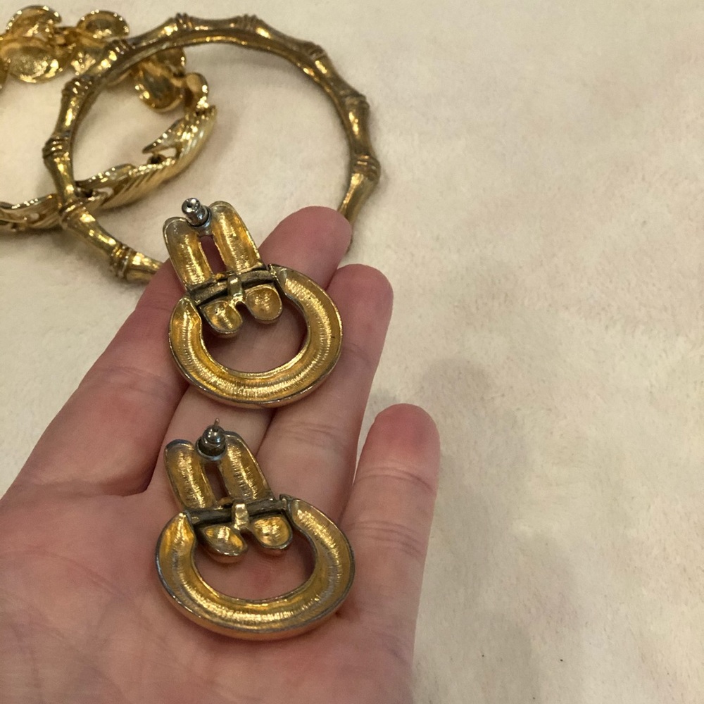 Gold vintage jewelry lot - Picture 8 of 9